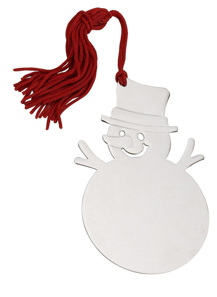 Personalised Engraved Snowman Decoration Free Delivery