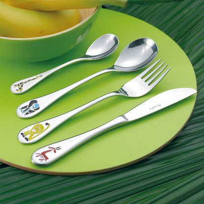 Engraved Safari Animal Childrens Cutlery Set