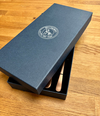 Copper Coated Cutlery Set: Personalised Engraved Copper Wedding Anniversary Gift