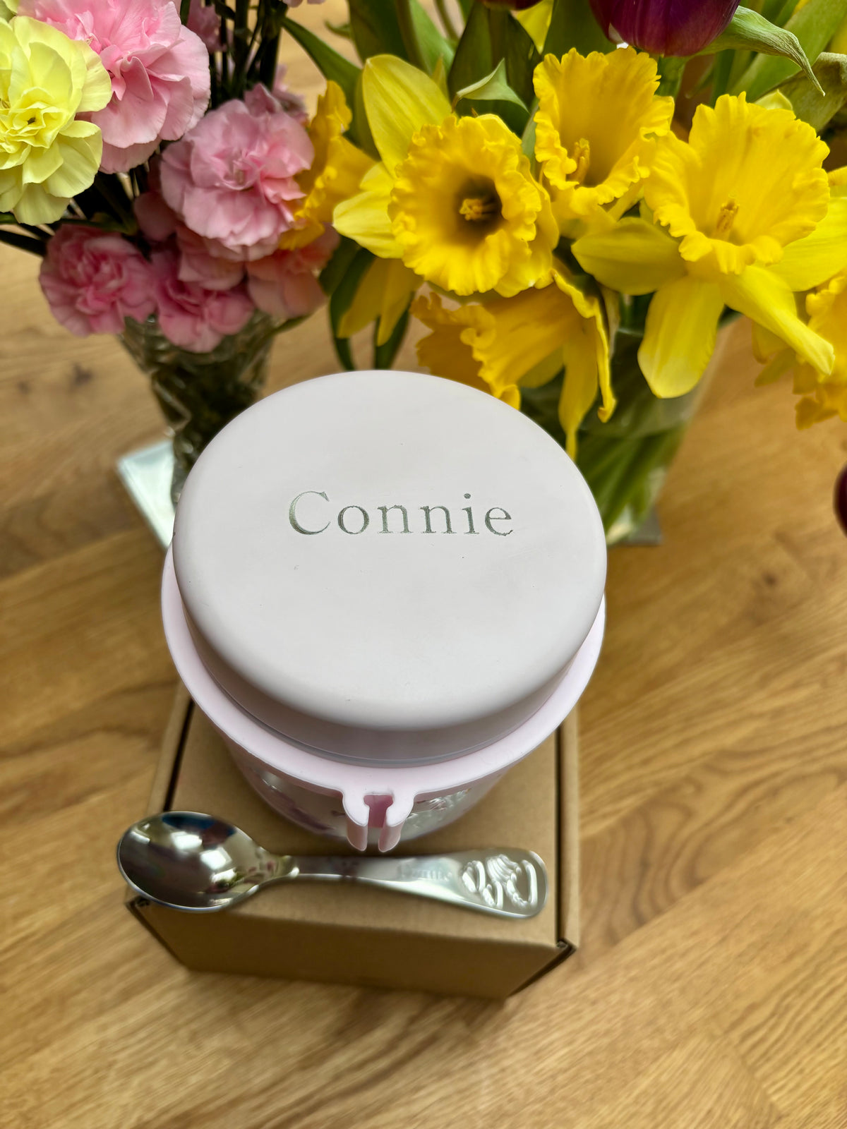 Personalised Viners Unicorn Fairytale food flask and spoon