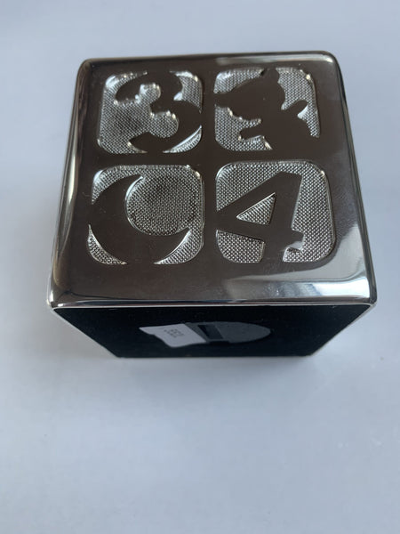 PERSONALISED SILVER PLATED MONEY BOX