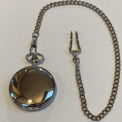 Personalised Pocket Watch And Chain