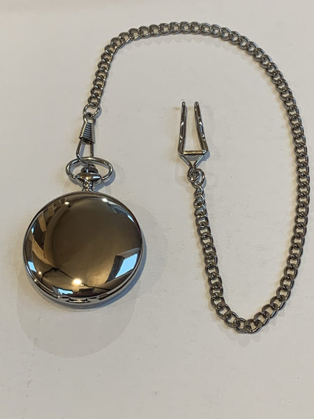Personalised Pocket Watch And Chain