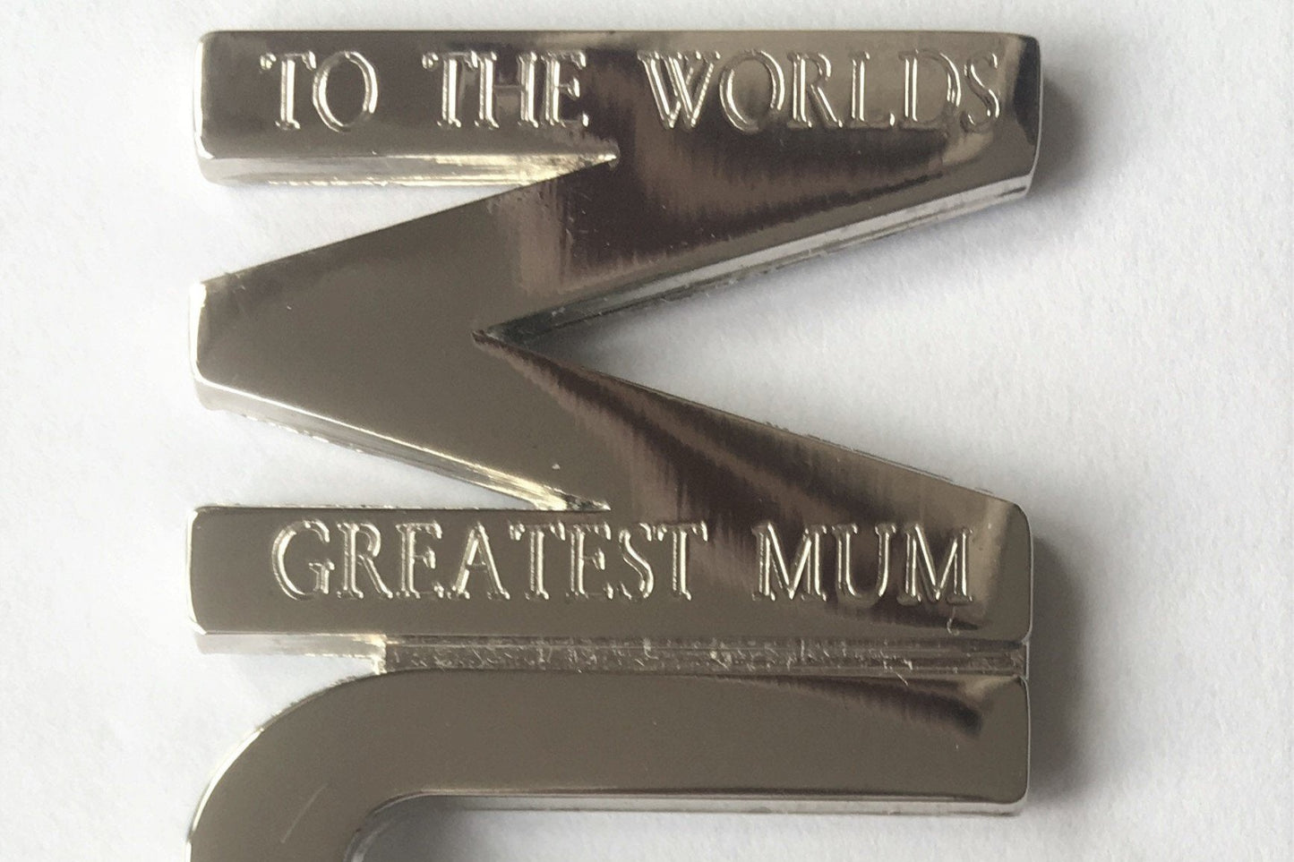 Stainless Steel MUM Keyring