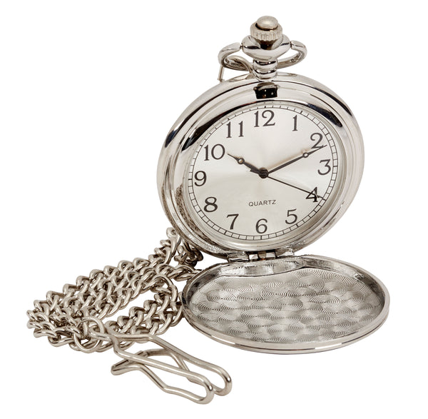 Personalised Pocket Watch And Chain